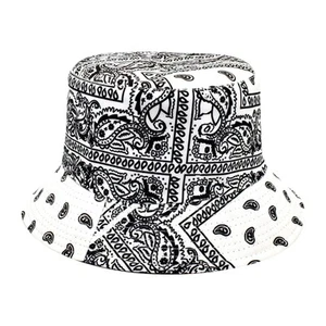 Reversible Bucket Hat Cotton Fisherman Cap Packable Travel Beach Packable Sun... - Picture 1 of 6