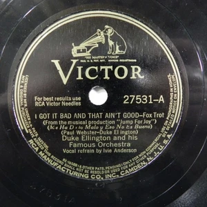 Duke Ellington - I Got It Bad And That Ain't Good /Lordy 1941 Victor 27531 78RPM - Picture 1 of 4