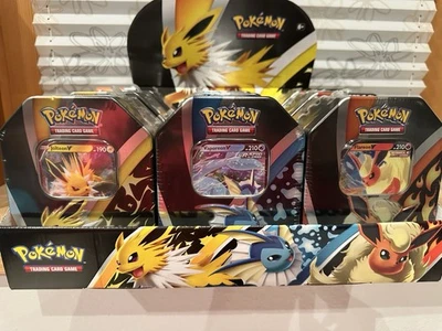 Pokémon TCG EEVEE EVOLUTION TIN 2021 CASE ENGLISCH 9 STÜCK OVP - Bild 1 von 4