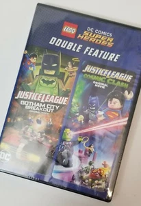 DC Superheroes Lego Justice League Movie Double Feature DVD - Imagen 1 de 3