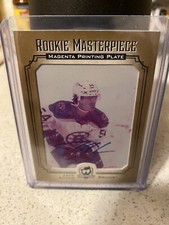 2021-22 UD The Cup Hockey Jack Ahcan Printing Plate Auto 1/1
