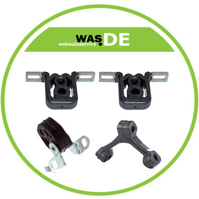 AUSPUFFHALTER  VW BORA, Golf 4, New Beetle, Seat Leon 1.4-2.3  AUSPUFFGUMMI SET - Bild 1 von 4