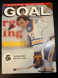 GOAL National Hockey League 75th AnniversaryBuffalo Sabres Dale Hawerchuk NHL - Picture 1 of 3