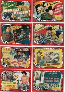8 Card Lot *BILL ELLIOTT* 1993 Riders of the Silver Screen Cards** - Picture 1 of 1