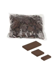90 Klemmbausteine Fliesen Tile 1x2 - 2x2 - 2x4 Noppen Kacheln Fliese Dunkelbraun - Bild 1 von 1