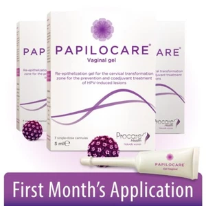 Papilocare Cannulas 5ml 21 Dose Vaginal Gel HPV Induced Lesions PAPILOCAREM - Picture 1 of 3