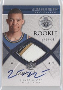 2008-09 Exquisite Collection /225 JaVale McGee #71 RPA Rookie Patch Auto RC