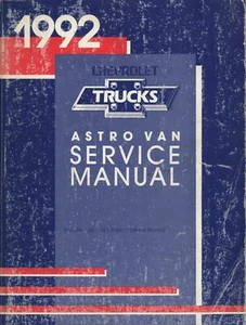 1992 Astro Van ~ Chevrolet Truck Service Manual ~ Original GM Factory manual - Picture 1 of 1