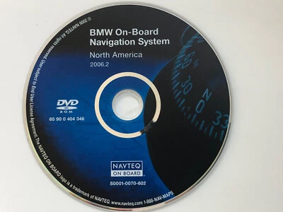2003 2004 2005 2006 2007 BMW 3  5 7 X M SERIES NAVIGATION DVD Ver 2006.2 BMW OEM - Image 1 of 4