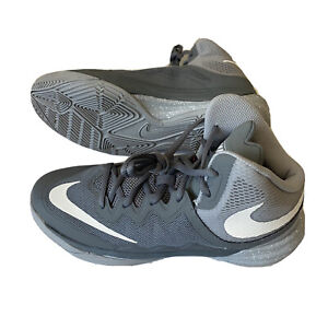 Boys Nike Prime Hype DF II (GS) Cool Grey/White Wolf Grey-Black - Size 7Y