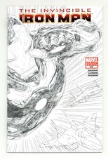 Invincible Iron Man #500F Quesada 1:150 Variant VF/NM 9.0 2011