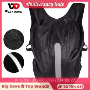 Bicycle Bag Rain Cover Waterproof Reflective Shoulder Backpack Cover Cycling - Picture 1 of 14