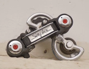 Vintage Simplex Prestige Rear Derailleur Peugeot Motobecane Mercier Delrin 1970s - Picture 1 of 8