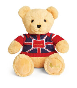 HARRODS Union Jack Bear 30cm 2023 Teddy Bear British Flag Bear