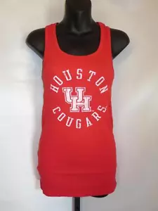 New Houston Cougars Womens Medium (M) J. America Red Tank Top Shirt - Picture 1 of 7