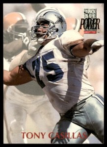 1992 Pro Set Power TONY CASILLAS Dallas Cowboys #175 - FREE Ship!