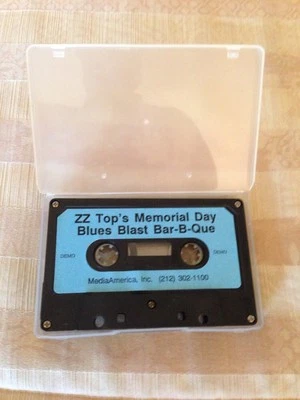 ZZ Top Memorial Day Blues Blast Bar-B-Que Media America Cassette 1990 Like New - Image 1 of 4