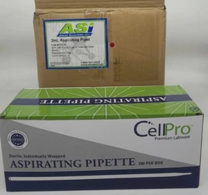 Kiste mit 600 2 ml steriler CellPro™ Ansaugpipette, ASI Alkali Scientific 3 Boxen - Bild 1 von 3
