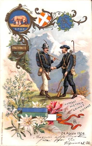 ac6964 - CARTOLINA D'EPOCA - REGGIMENTALI  - Alpini - Imagen 1 de 1