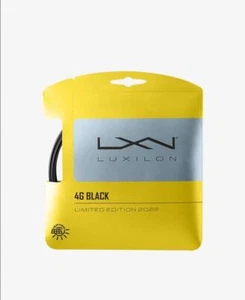 Luxilon Set Corda 4G Black - 1,25mm (12,2 Metri), Tennis - Colore Nero - Foto 1 di 5