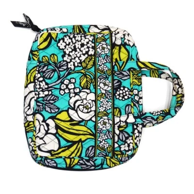 ❤️ vera bradley Island Blooms Good Book Bible Cover Floral Blue Green - Image 1 of 4