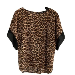 Blusa T-shirt fantasia Animalier Zara taglia XS - Foto 1 di 4