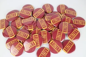 Lot 49 Vintage Pinback Buttons Arizona St. Sun Devils Football 1.75" FRONTS ONLY - Picture 1 of 9