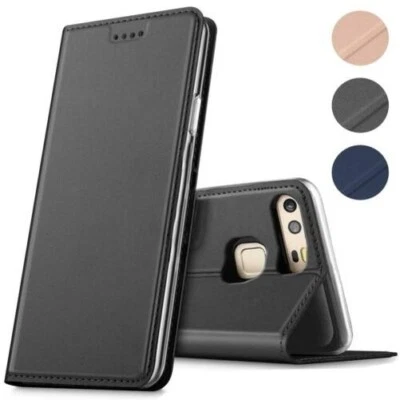 Housse Pour Huawei P9 Book Case Protection Étui Slim Flip Cover - Photo 1/4