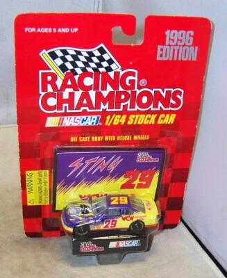 1:64 RACING CHAMPIONS 1996 #29 WCW WRESTLING STING MONTE CARLO STEVE GRISSOM NIP - Image 1 of 2
