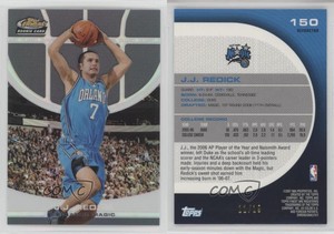 2005-06 Topps Finest 2006-07 Rookie Black Refractor /19 JJ Redick #150