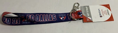 MLS FC Dallas Lanyard Key Strap For Wrist Wincraft Soccer Sports Futbol Keychain - Image 1 of 4