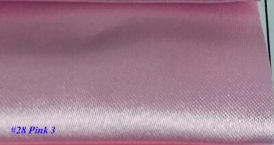 Solid Satin Fabric 58'' Wide 10/20/50/100y Wedding Crafts Decoration Silky Satin - Image 1 of 4