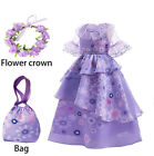 Encanto Dress for Kids Girls Mirabel Isabella Party Cosplay Costume Outfit