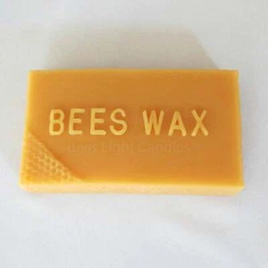 100% Natural American Beeswax Yellow Bulk Clean PURE USA Bee Wax Apiary Grade A - Picture 1 of 1