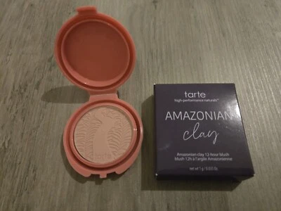 New Tarte Amazonian Clay 12 Hour Blush Blushing Bride Mini Travel Size .035 oz  - Image 1 of 2