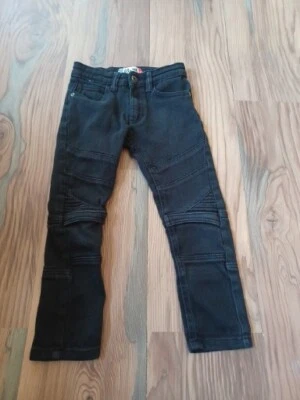  GS 115 Pantalones Niños Negro Talla 6 Ajustable Mezcla Algodón Tela Escuela Exterior Juego Foto 1 de 4