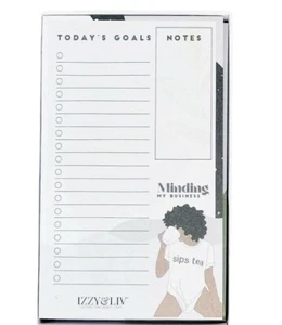 Izzy & Liz Goal Digger Chilling & Minding My Business To Do List Notepad Set - Picture 1 of 5