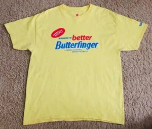 Maglietta Butterfinger Candy Bar Introducing The Better Butterfinger Giallo Taglia L - Foto 1 di 5