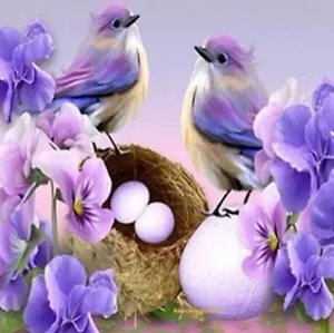 Diamond Painting 5D Full Square 50cmx50cm, Our Eggs, PRICE REDUCED - Imagen 1 de 3