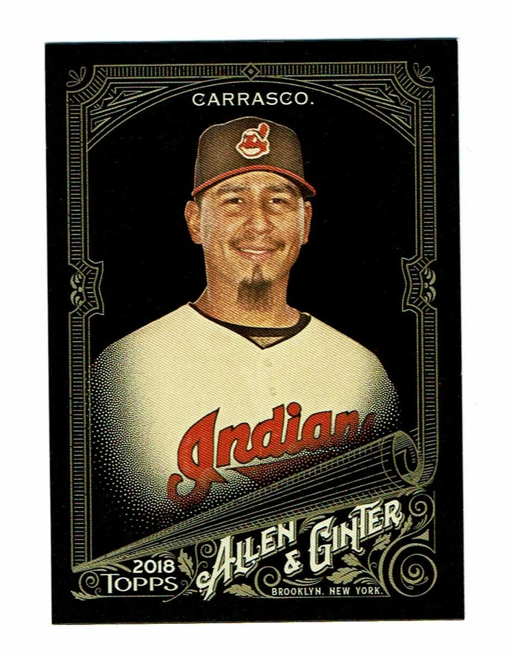2018 Topps Allen & Ginter X Carlos Carrasco #342 Cleveland Indians - Image 1 of 1