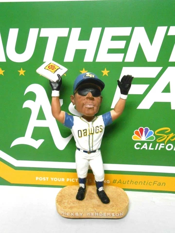 RARE Rickey Henderson San Diego Surf Dawgs Bobblehead Oakland Athletics Yankees Cover