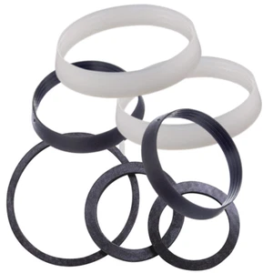 Kit Guarnizioni idrauliche miste 1" 1/2 e 1" 1/4 per sifone bagno e cucina - Foto 1 di 5