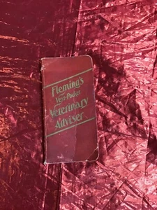 1909 Fleming's Vest-Pocket Veterinary Adviser - Picture 1 of 7