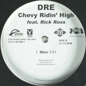 DRE / RICK ROSS "CHEVY RIDIN' HIGH" 2006 VINYL 12" PROMO 82876-81248-1 *SEALED* - Picture 1 of 4
