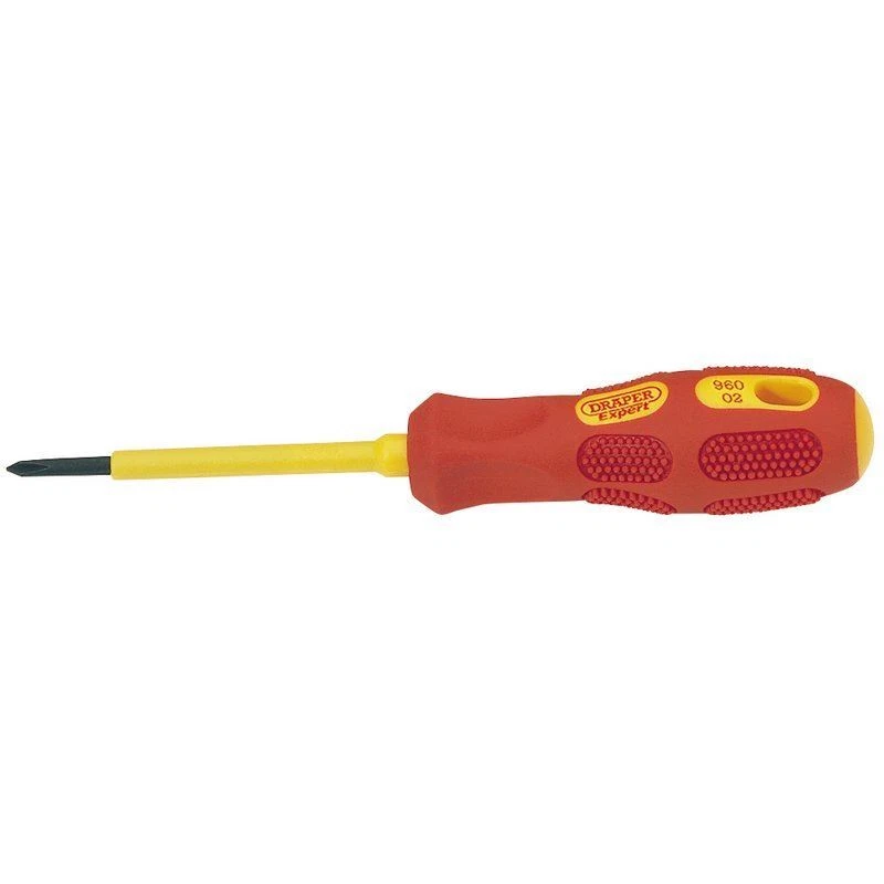 Draper 69224 No.0 x 60mm Fully Insulated Cross Slot Screwdriver - Image 1 of 1