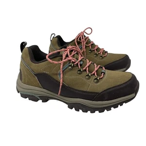 Scarpe scarponi da trekking bassi Cabela’s 9,5 Portia marrone pelle pizzo donna LEGGI - Foto 1 di 12