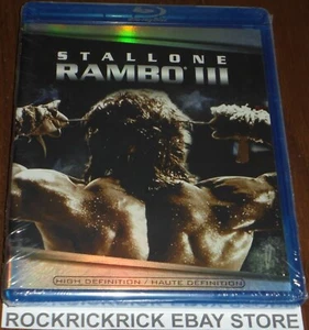 RAMBO PART III BLU-RAY SYLVESTER STALLONE BRAND NEW SEALED - Picture 1 of 2