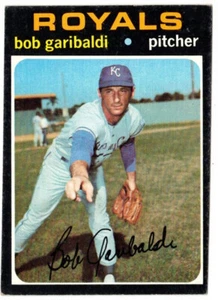 1971 Topps Bob Garibaldi (Kansas City Royals) # 701 (vg-ex) C - Bild 1 von 2