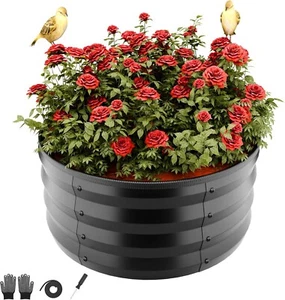 LANGLEBIGES BESCHICHTETES STAHL-HOCHBEET FÜR GARTEN - NEU & KOSTENLOSER VERSAND! - Bild 1 von 4
