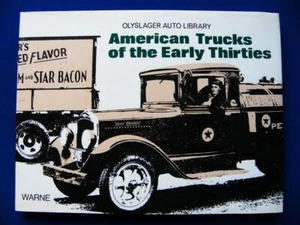 American Trucks Of The Early Thirties - Olyslager Auto Library - Warne - VG+ - Imagen 1 de 2